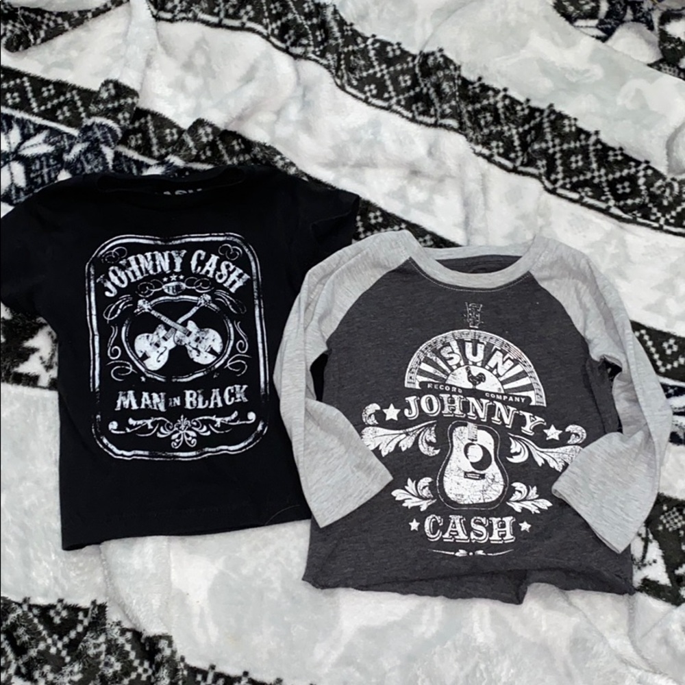 (2) Johnny Cash shirts